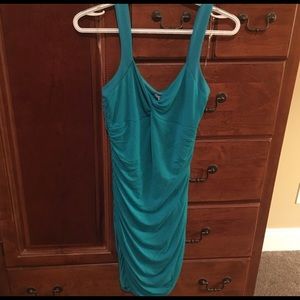 Bar III Sleeveless Gathered Side Mini dress